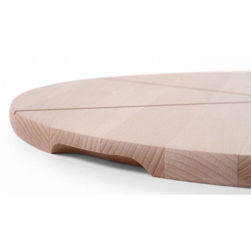 Hendi Planche à Pizza Bois d'Hêtre - Avec Rainures - Disponibles en 5 Tailles