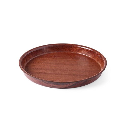 Hendi Plateau à Rebord Haut | Couleur Acajou | Disponibles en 3 Tailles