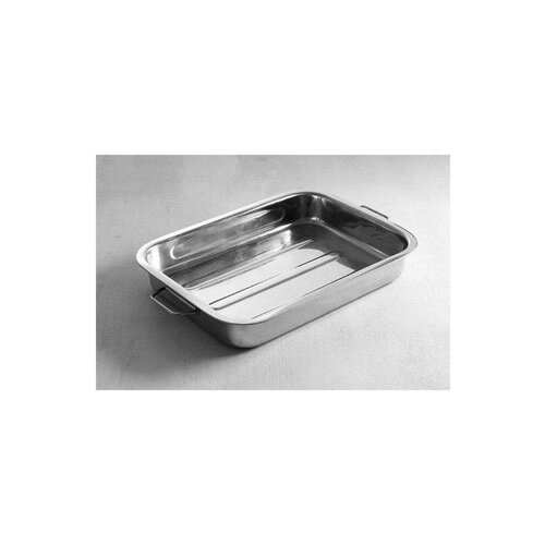 Hendi Plat à Four Inox - Avec Poignées - 290x220x50(h)mm