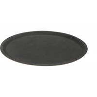 Plateau Rond Noir - Fibre de Verre Renforcé - Ø400mm