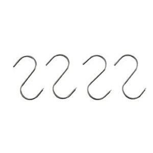 Hendi Crochets de Boucherie Inox - 130x5mm - 4 Pièces