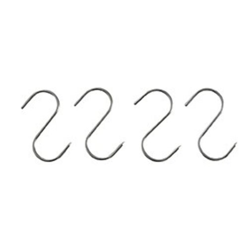 Hendi Crochets de Boucherie Inox - 130x5mm - 4 Pièces Hendi Crochets de Boucherie Inox - 130x5mm - 4 Pièces