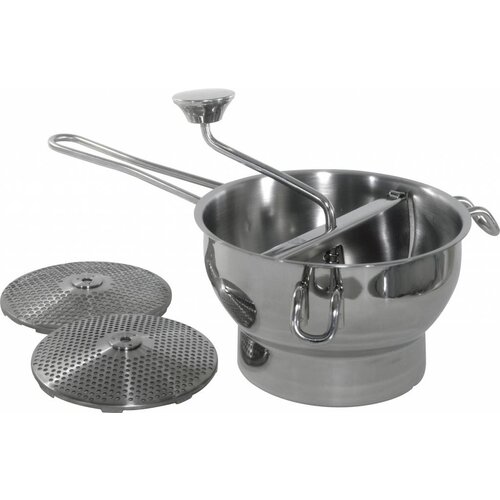 Hendi Moulin à Légumes Inox | Inclus 2 Disques | Grossière et Fine