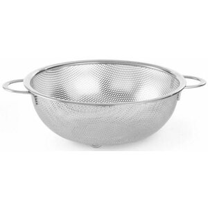 Hendi Égouttoir Perforé Inox - Sur Pied Avec 2 Poignées - Disponible en 3 Tailles