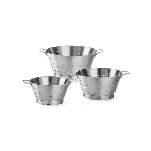 Hendi Égouttoir Inox | Sur Pied et 2 Poignées | Disponible en 3 Tailles