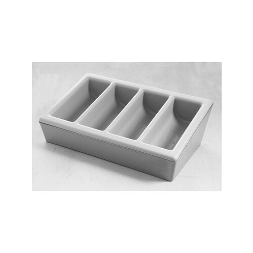 Hendi Bac à Couvert GN 1/1 Avec Support - 4 Compartiments - 100mm - LUXE