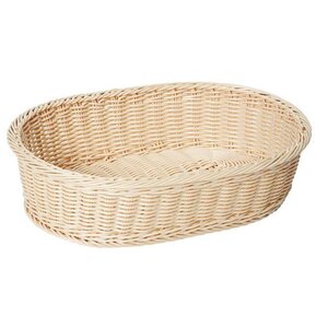 Hendi Corbeille à Pain Ovale - Polypropylène - 380x270x90(h)mm Hendi Corbeille à Pain Ovale - Polypropylène - 380x270x90(h)mm