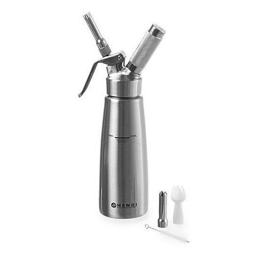 Hendi Siphon à Chantilly  Inox - Profi Line - 500ml - Ø85x235(h)mm