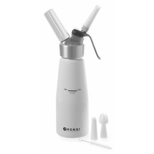 Hendi Siphon à Chantilly Aluminium - Kitchen Line - 500ml - Ø80x260(h)mm