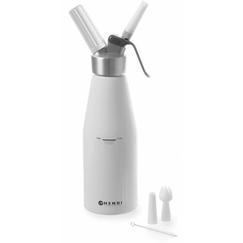 Hendi Siphon à Chantilly Aluminium - Kitchen Line - 950ml - Ø95x320(h)mm