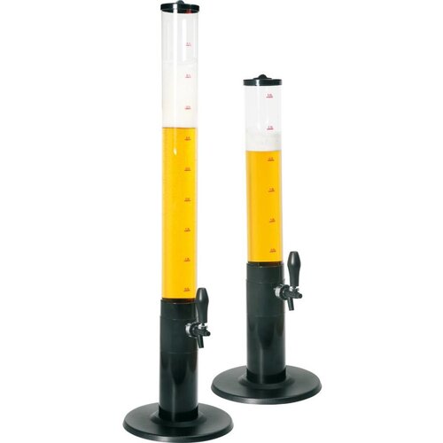 Hendi Distributeur de Bière Plexiglas  | 5 Litres | Ø100x1150(h)mm