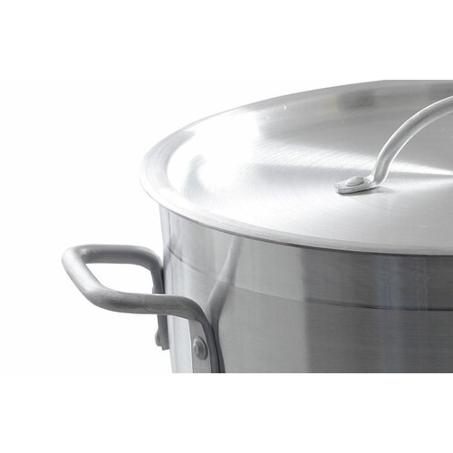 Hendi Marmite Bombée Aluminium - Avec Couvercle - Disponibles en 3 Tailles