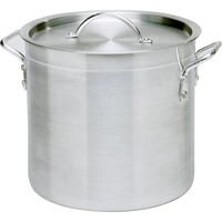 Marmite à Soupe Aluminium - Avec Couvercle - Disponibles en 12 Tailles