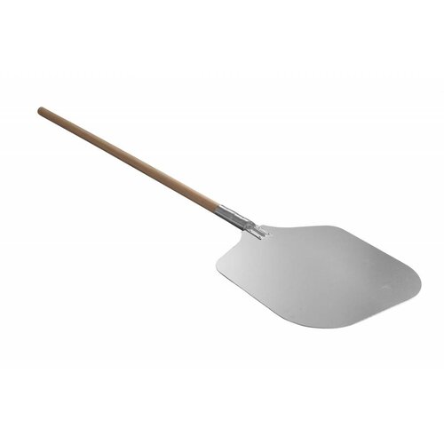 Hendi Pelle à Pizza Aluminium | Poignée en Bois | 405x457x860(L)mm