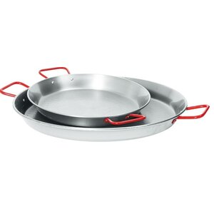 Hendi Poêle à Paëlla à Anses - Tôle d'Acier - Disponibles en 3 Tailles