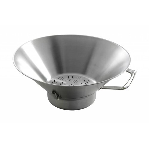 Hendi Égouttoir à Friture Inox - Bac Collecteur Amovible - Ø410x170(h)mm