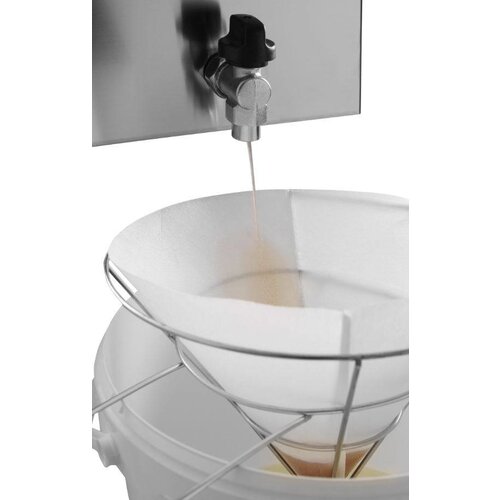 Hendi Support Inox - de Filtre à Graisse Pour Friteuse - Ø250x200(h)mm