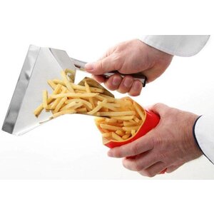 Hendi Pelle à Frites Inox - Poignées Amovibles - 200x230mm