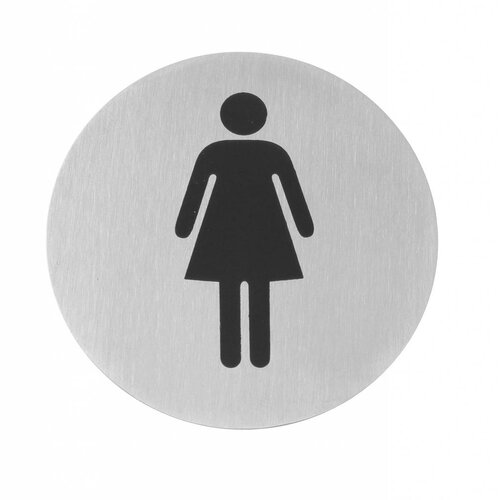 Hendi Pictogrammes Inox - Femmes - Ø75mm