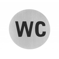 Pictogrammes Inox - Toilettes - Ø75mm