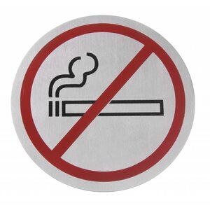 Hendi Pictogrammes Inox - Non Fumeur - Grand Ø160mm Hendi Pictogrammes Inox - Non Fumeur - Grand Ø160mm