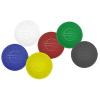 Jetons de Consommation - 100 Pièces - Choix parmi Couleurs Divers