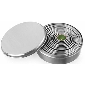 Hendi Découpoir Rond Cannelé sur Carton - Ø20-100mm - Ensemble de 14 Pièces