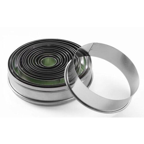 Hendi Découpoir Rond Cannelé sur Carton - Ø20-100mm - Ensemble de 14 Pièces