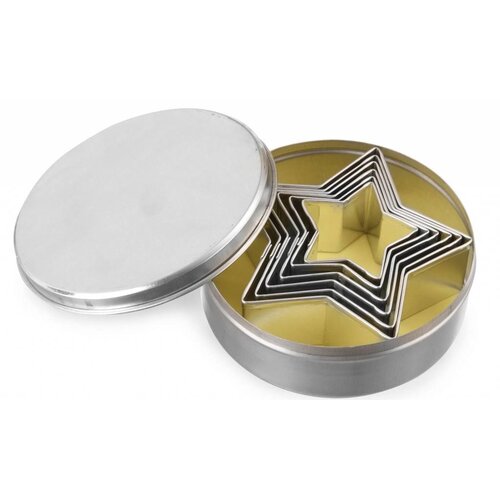 Hendi Découpoir Étoile sur Carton - Ø45-90mm - Ensemble de 6 Pièces