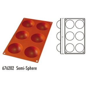 Hendi Moule Silicone GN1/3 - 6 Semi-Spheres