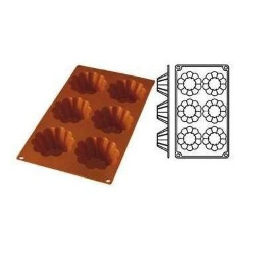 Hendi Moule Silicone GN1/3 - 6 Briochettes