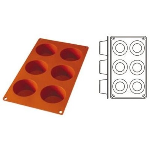 Hendi Moule Silicone GN1/3 - 6 Muffins