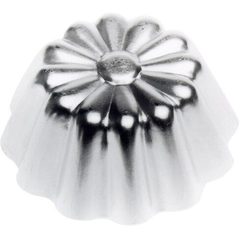 Hendi Moule à Gâteaux - Aluminium - Motif Fleur - Ø80x35(h)mm