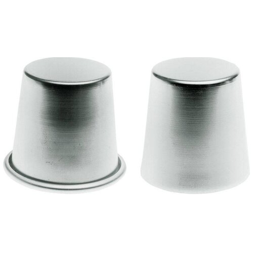 Hendi Moule à Baba - Aluminium - Avec Bord Lisse - Ø70x68(h)mm