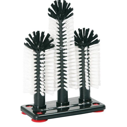 Hendi Lave-Verres 3 Brosses - 180x250x180mm