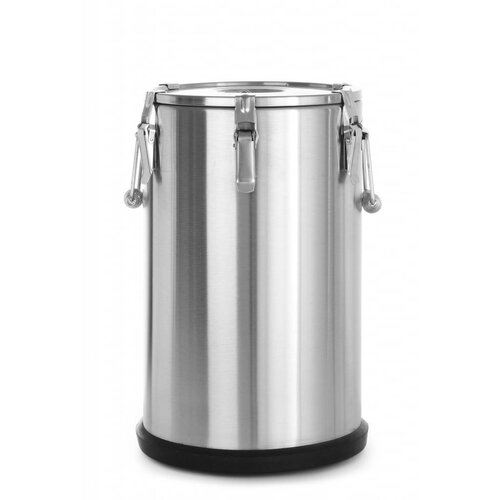 Hendi Conteneur Isotherme Portable - Inox - 35 Litres - Ø320x550(h)mm