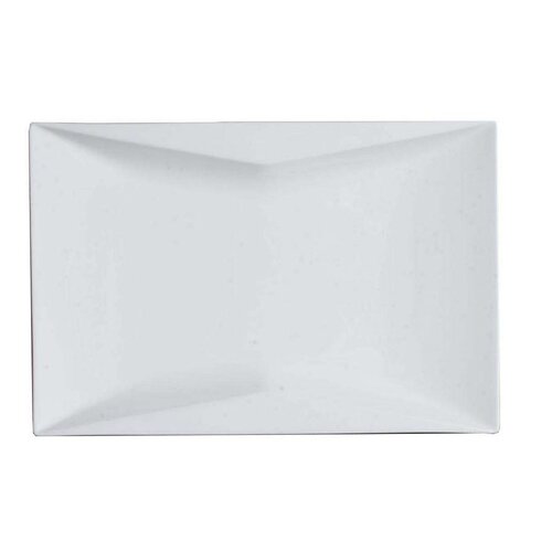 Hendi Assiette Torro Rectangulaire - Porcelaine Blanche - 360x240x30(h)mm