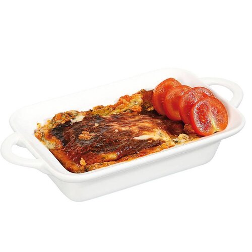 Hendi Plat à Tapas Rectangulaire - Porcelaine Blanche - 185x260x55(h)mm