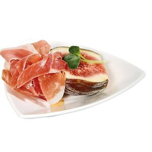 Hendi Coupelle Tapas Triangolo - Porcelaine Blanche -100x100x25(h)mm - 6 Pièces