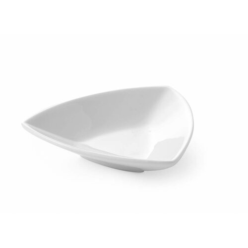 Hendi Coupelle Tapas Triangolo - Porcelaine Blanche -100x100x25(h)mm - 6 Pièces