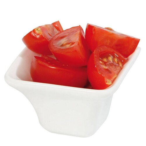 Hendi Coupelle Tapas Cuadrado - Porcelaine Blanche - 59x59x37(h)mm - 6 Pièces