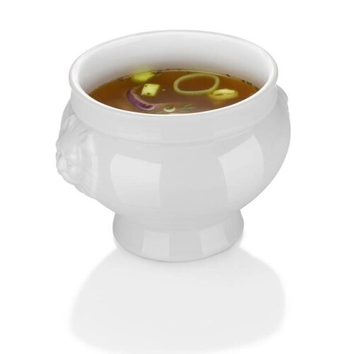 Hendi Bol à Soupe Lionhead - Porcelaine Blanche - 125ml - 90x60mm