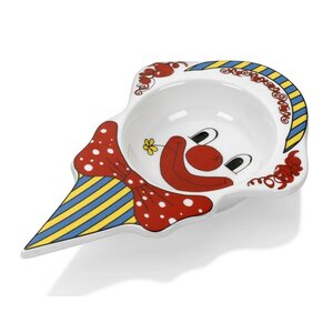 Hendi Bol à Glace Modèle Clown - Porcelaine Blanche - 226x145x37mm