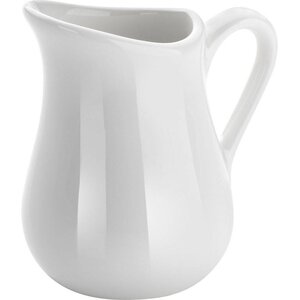 Hendi Pot à Lait - Porcelaine Blanche - 80ml - 2 Pièces