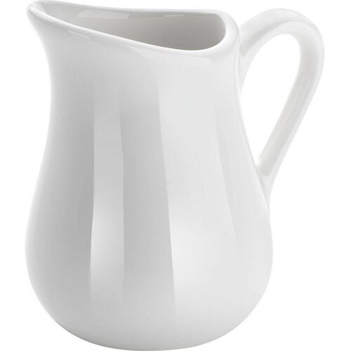 Hendi Pot à Lait - Porcelaine Blanche - 80ml - 2 Pièces