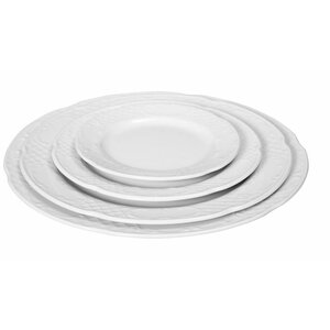 Hendi Assiette Plate FLORA - Porcelaine Blanche - Ø200mm