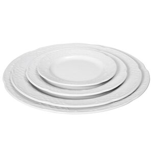 Hendi Assiette Plate FLORA - Porcelaine Blanche - Ø255mm