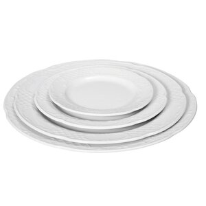 Hendi Assiette Plate FLORA - Porcelaine Blanche - Ø270mm