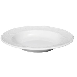 Hendi Assiette Creuse FLORA - Porcelaine Blanche - Ø240x37mm