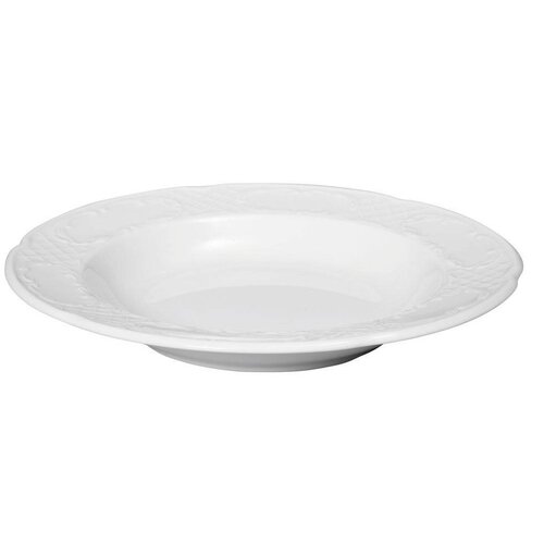 Hendi Assiette Creuse FLORA - Porcelaine Blanche - Ø240x37mm